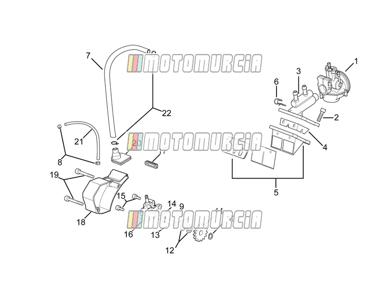 Carburateur - oliepomp