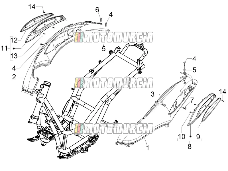 Cubierta lateral - spoiler