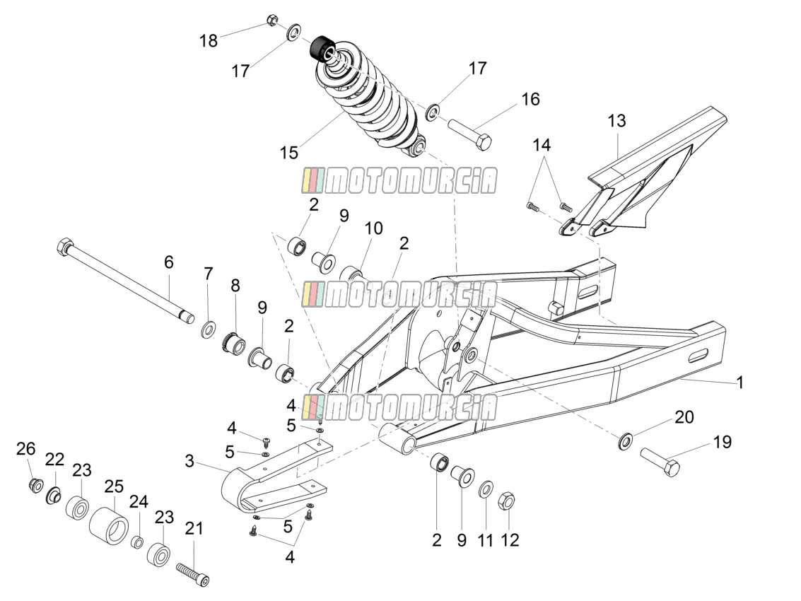 Swing Arm - Shock Absorber