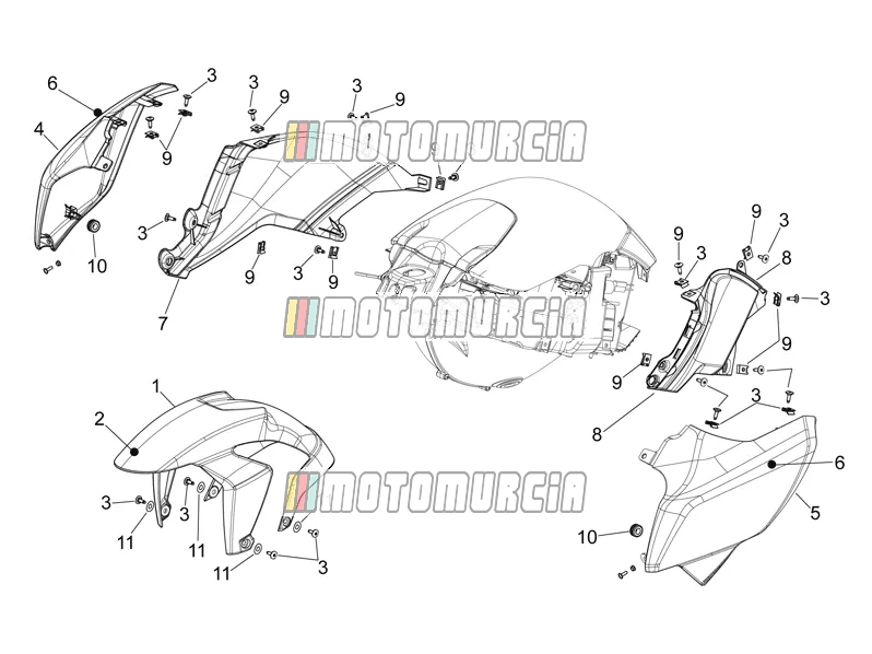 Front Body - Front Mudguard
