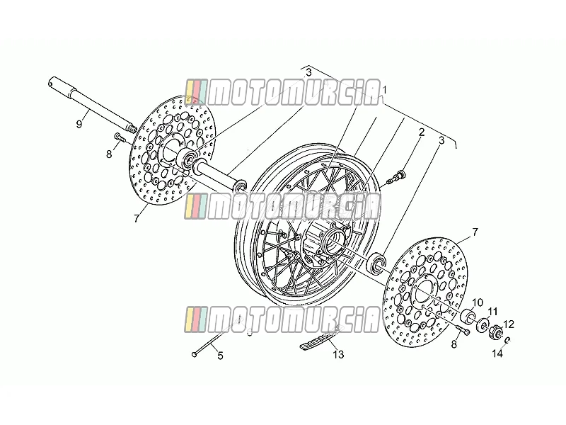 Roue avant
