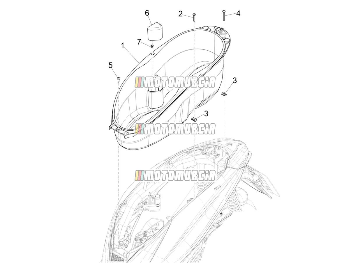 Huosing capacete - undersaddle