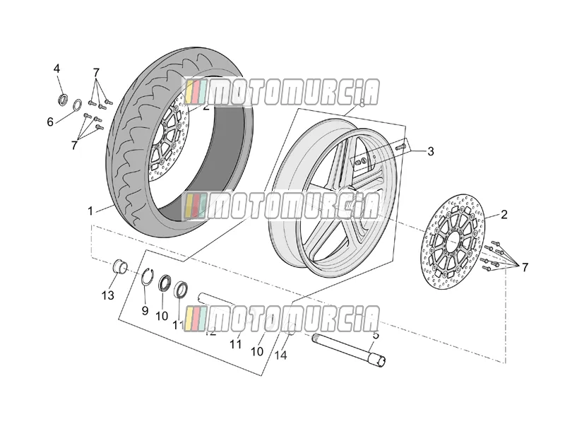 Roue avant