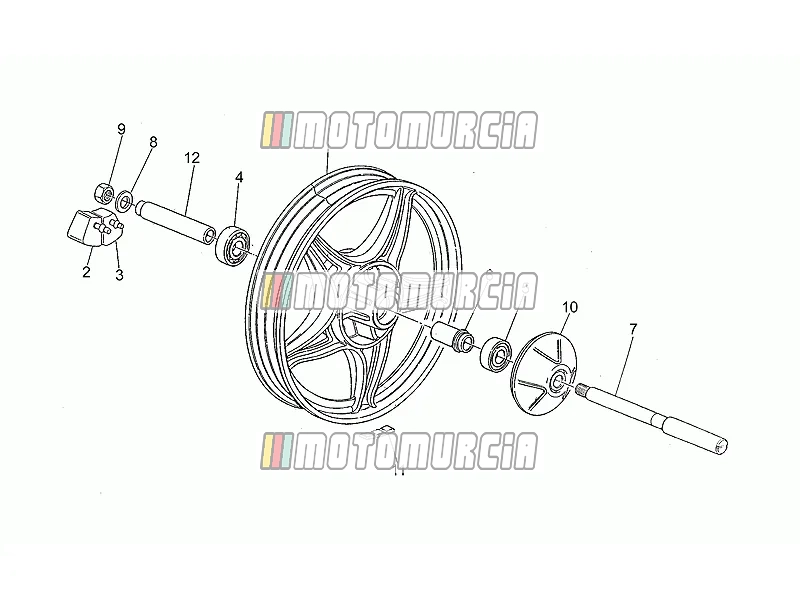 Roue arrière