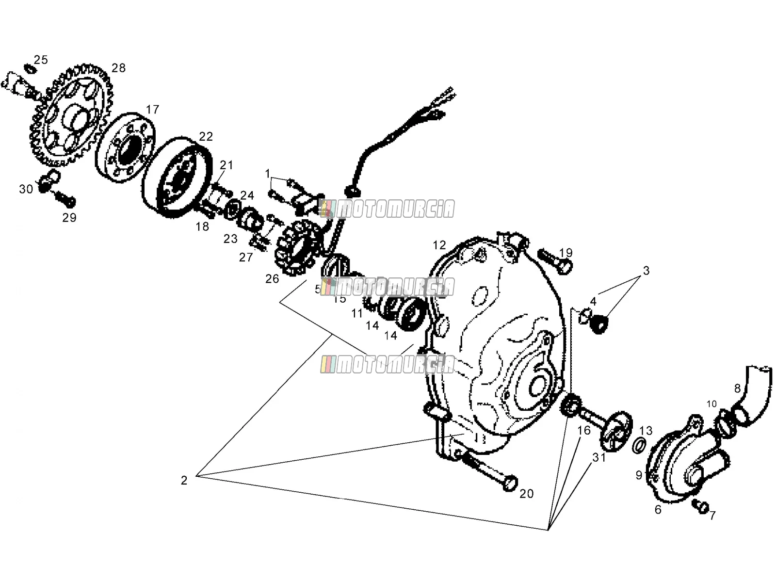 Cdi magneet assy
