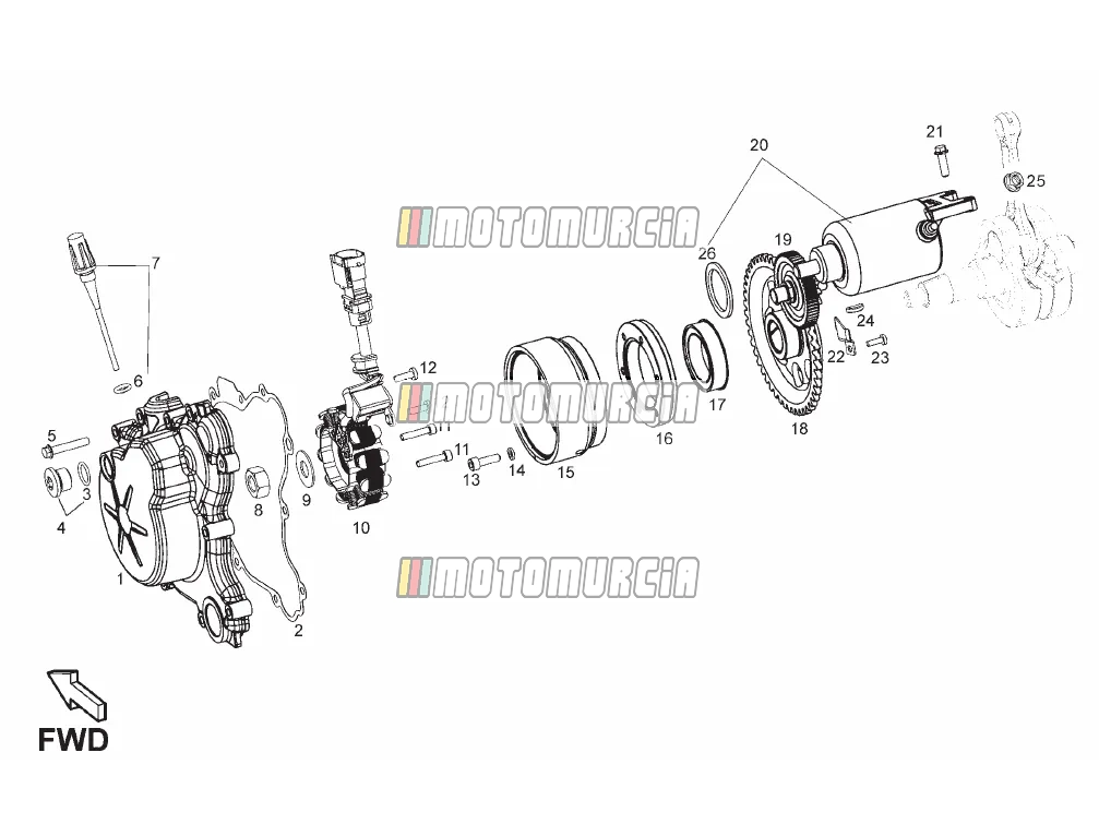 Cdi magneto conjunto