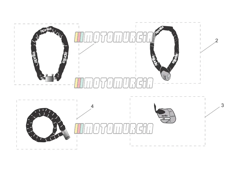 Accessoires » selon - antivol mécanique