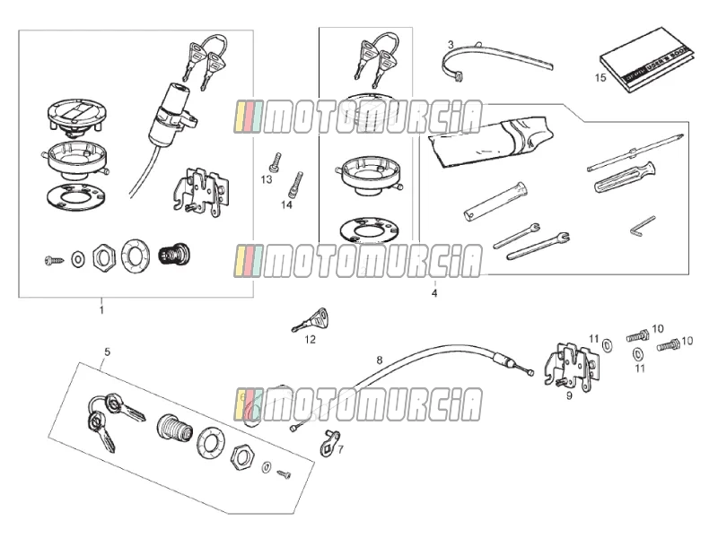 Hardwarekit voor slot