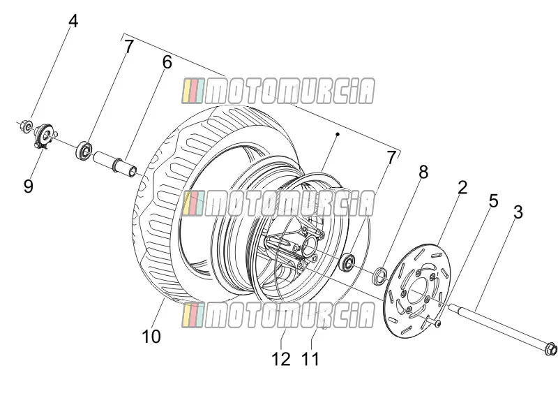 Roue avant