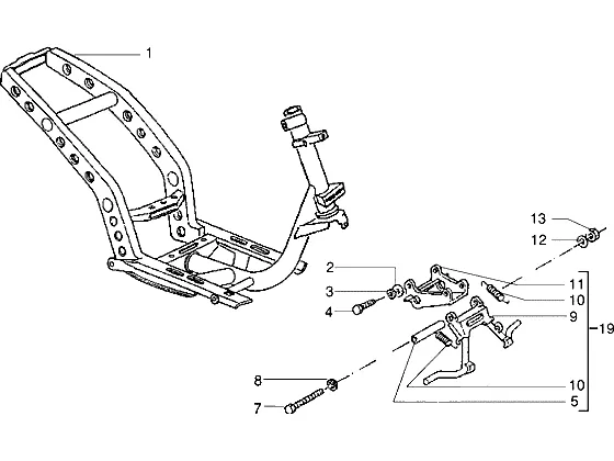 Chassis-centrale standaard