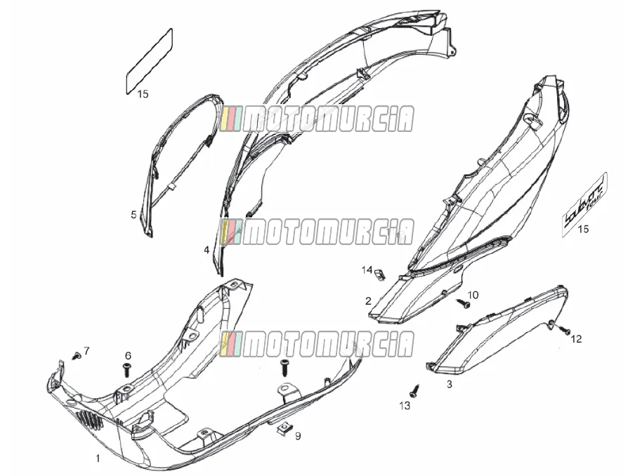 Cubierta lateral - spoiler