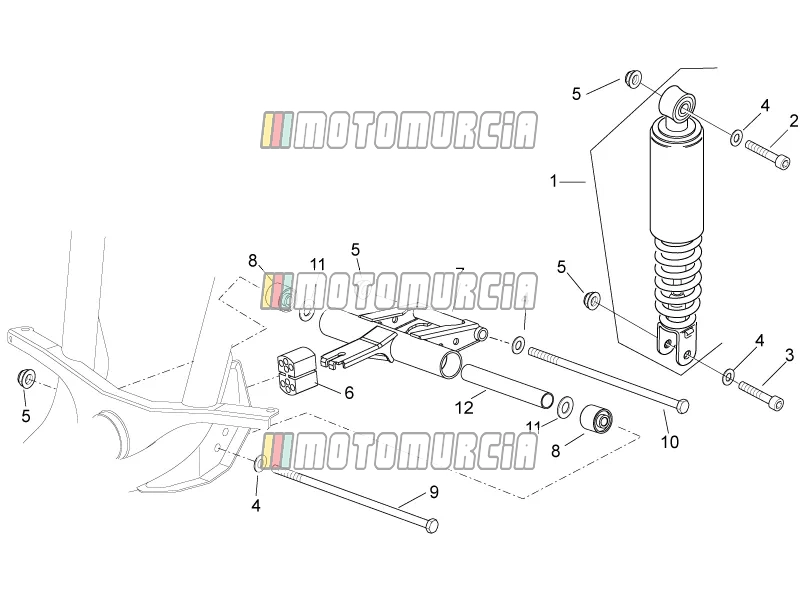 Frame » r.shock absorber-connect. hengel