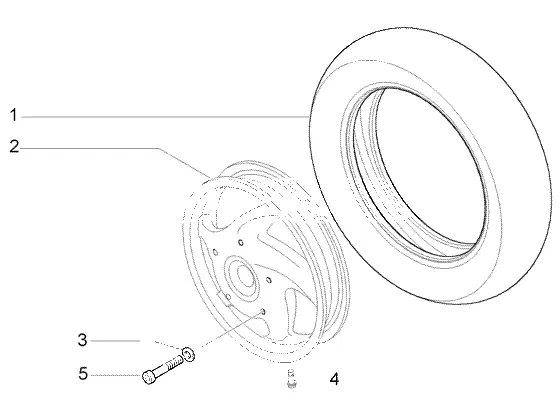 Roue avant