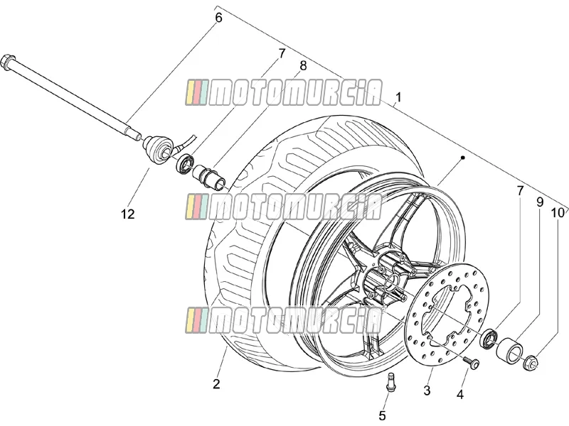 Roue avant