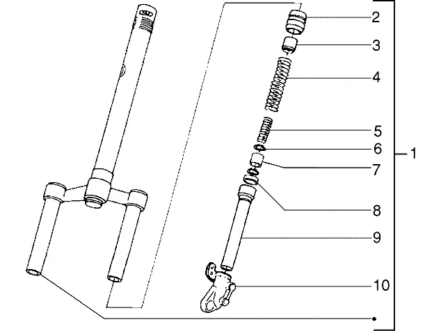 Fourche avant