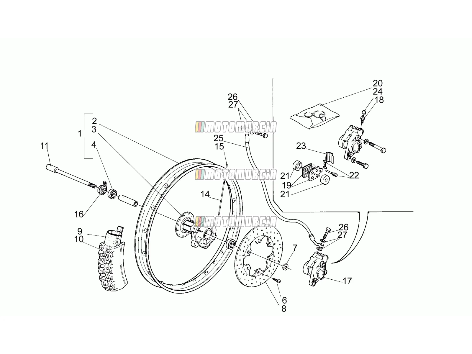 Roue avant