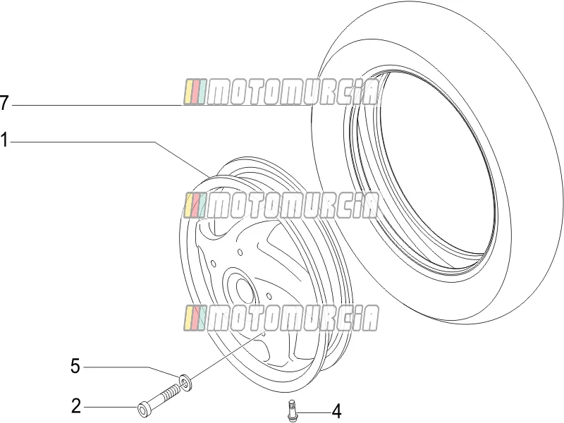 Roue avant