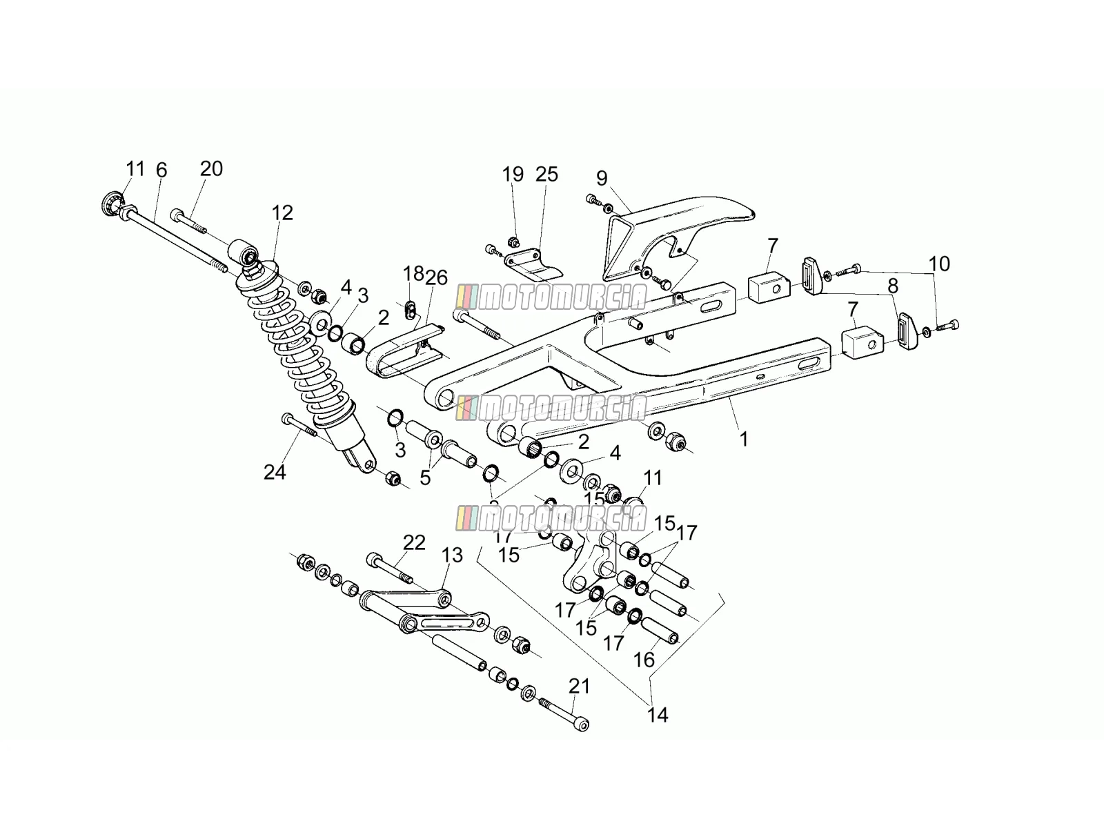 Bras oscillant