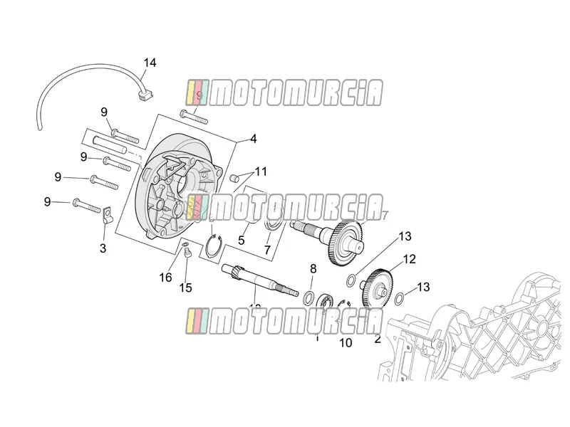 Motor » transmisión mando final