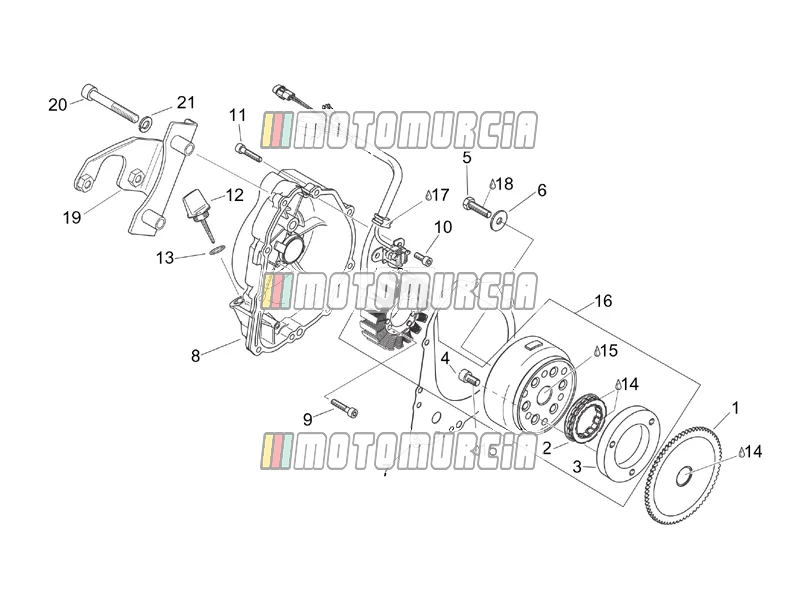 Motor » ontstekingseenheid