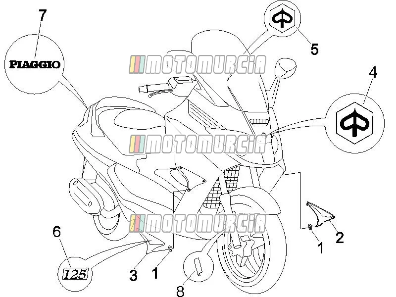 Platen - emblemen