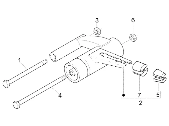 Bras oscillant