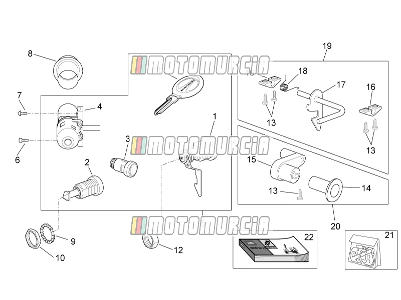 Frame » sticker - hardwarekit voor slot