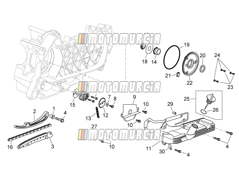 Motor »oliepomp