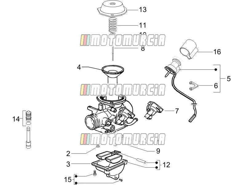 Componenti del carburatore