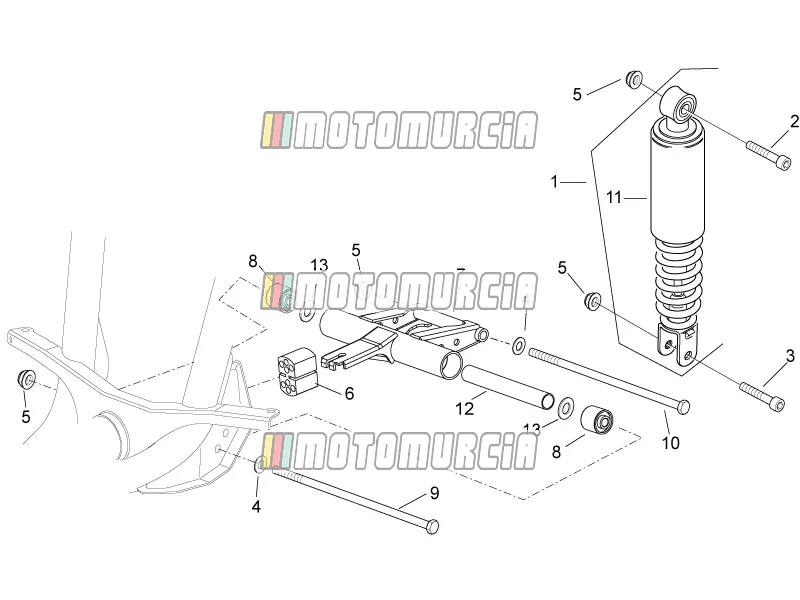 Frame » r.shock absorber-connect. hengel