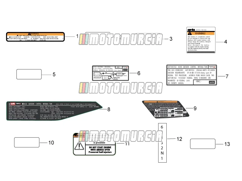 Platenset en sticker