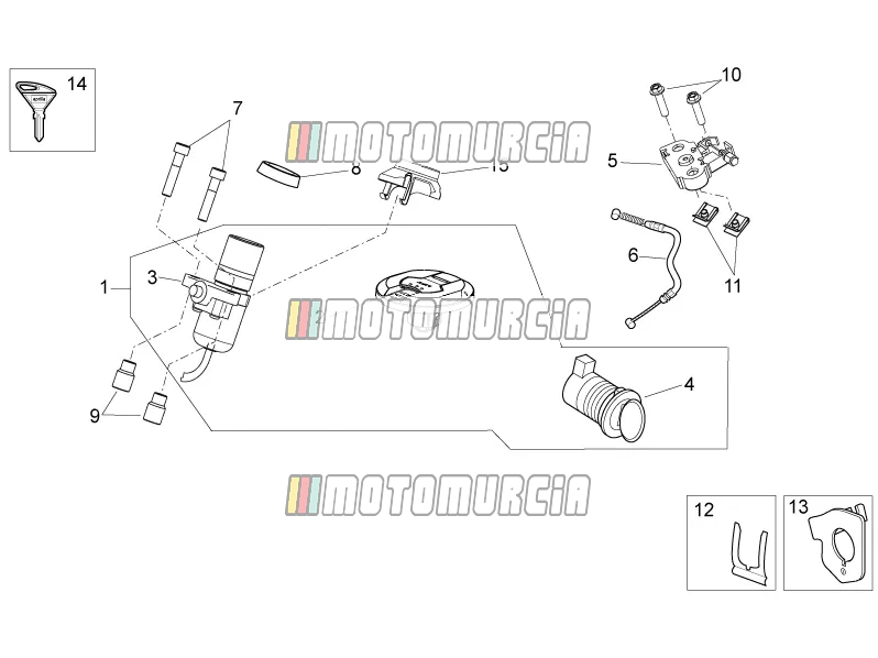 Hardwarekit voor slot