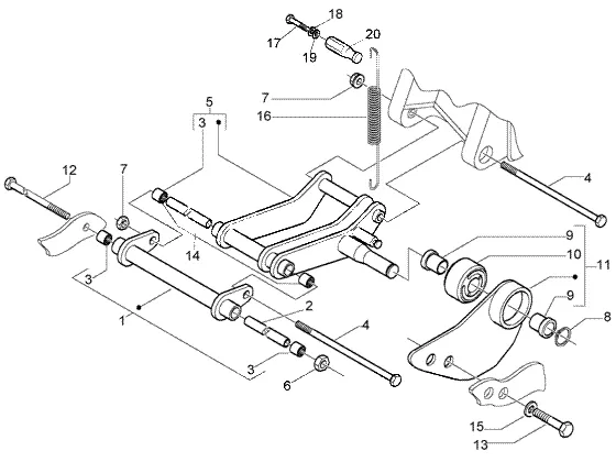 Bras oscillant