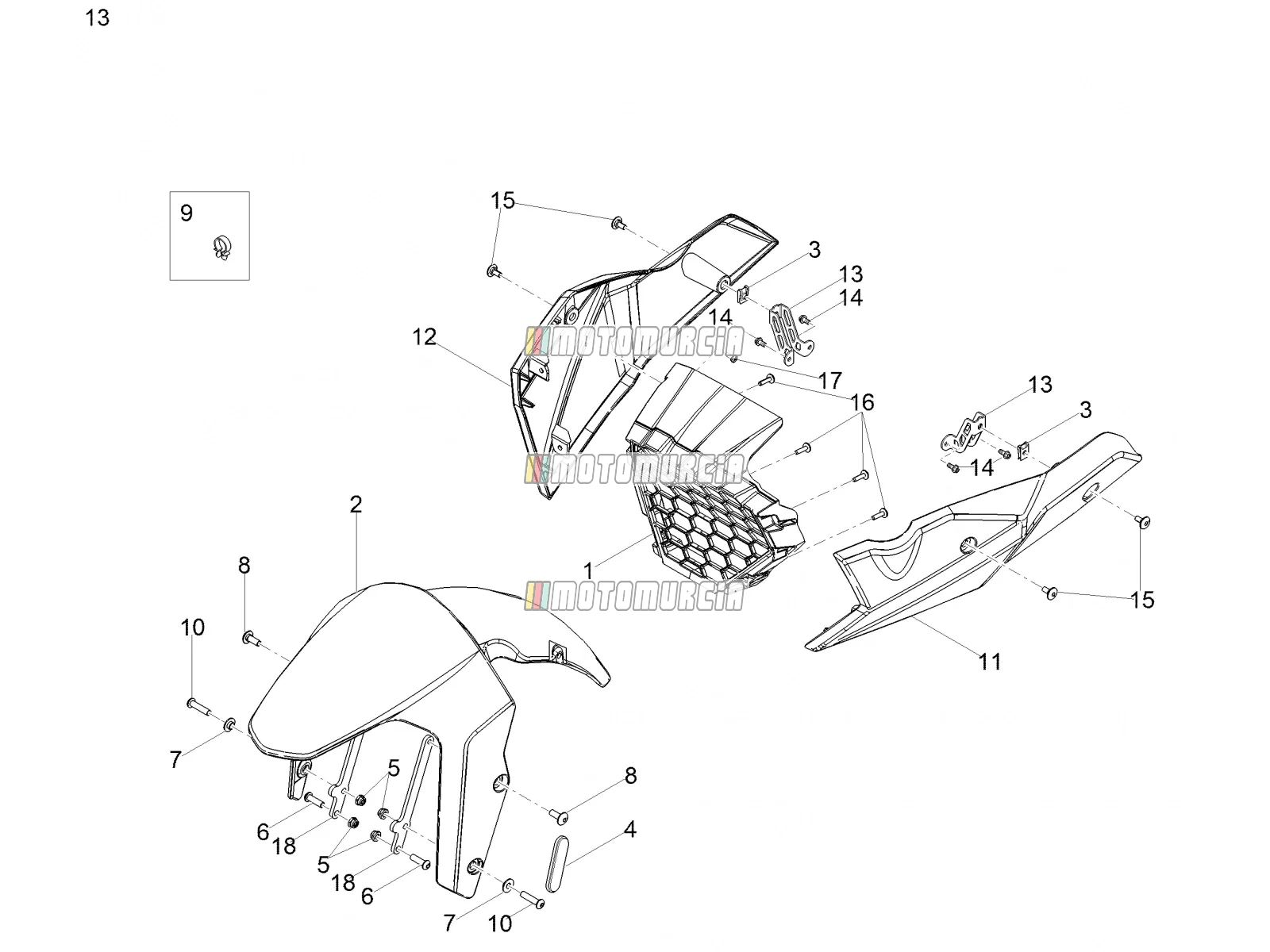 Front Mudguard-pillar