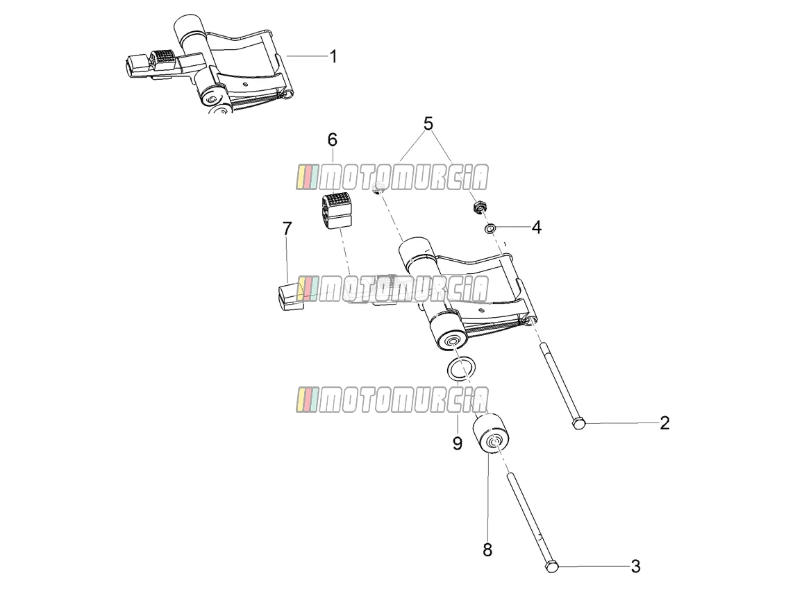 Bras oscillant