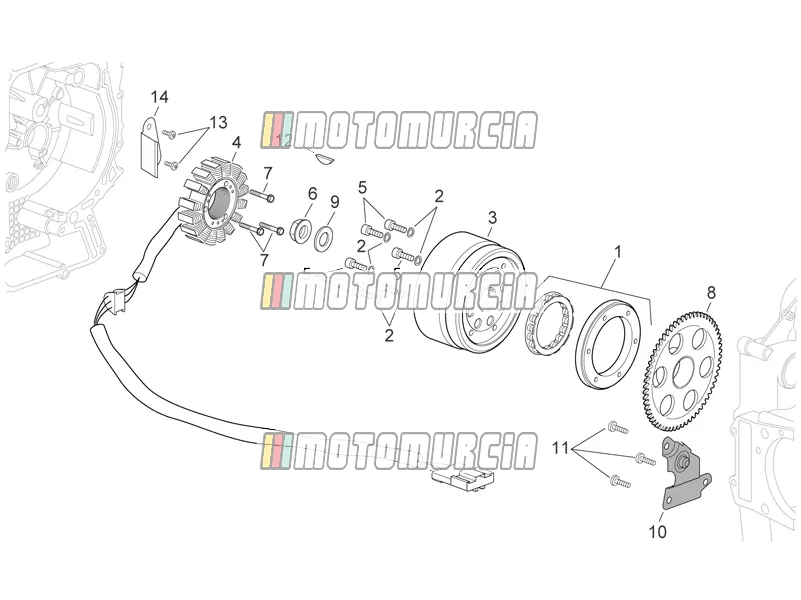Motor » ontstekingseenheid