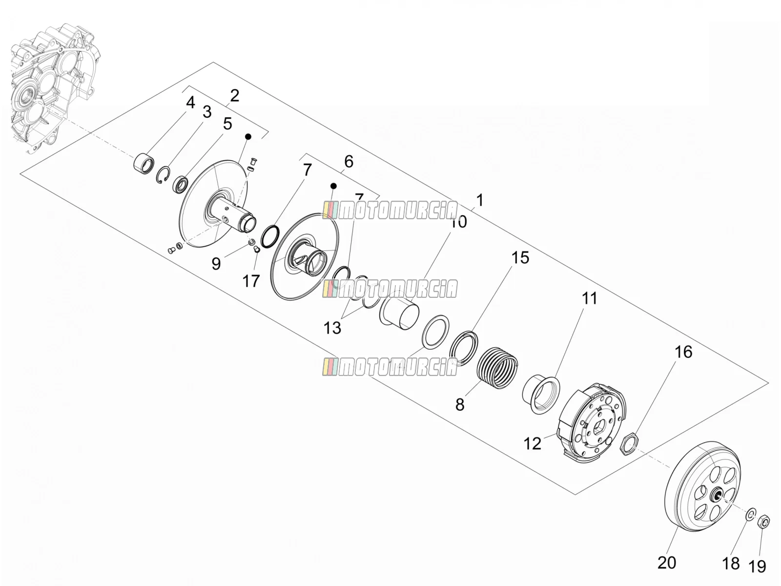 Driven Pulley