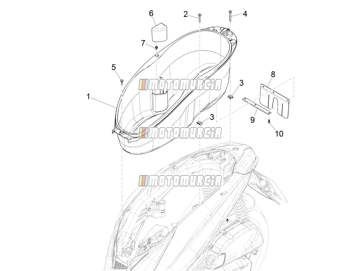Helmet Huosing - Undersaddle