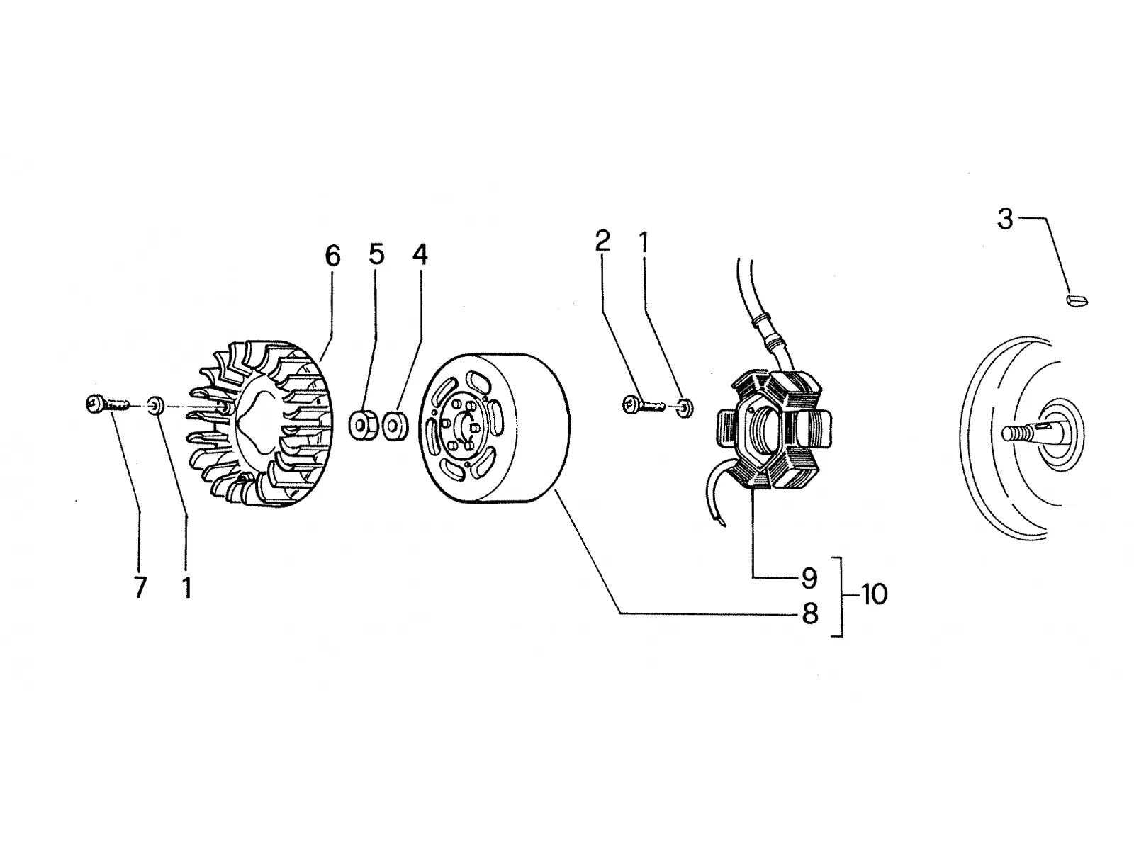 Cdi magneet assy