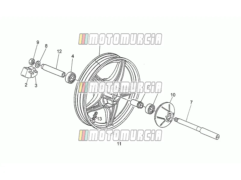Roue arrière