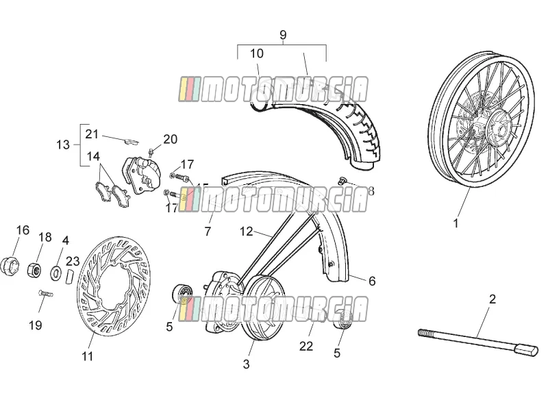 Roda dianteira