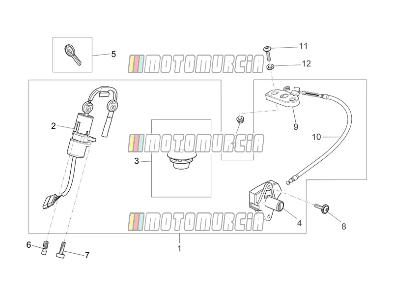 Hardwarekit voor slot