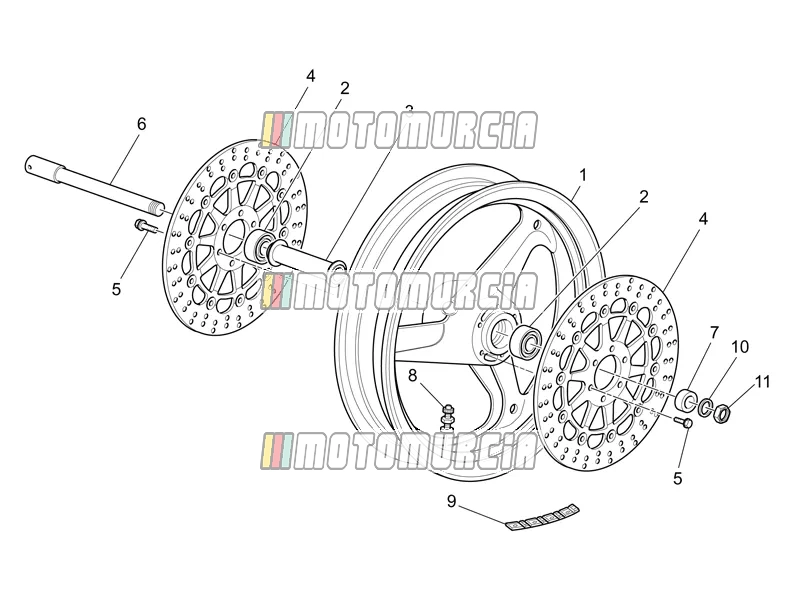 Roue avant