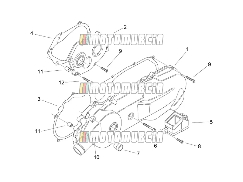 Motor »afdekkingen