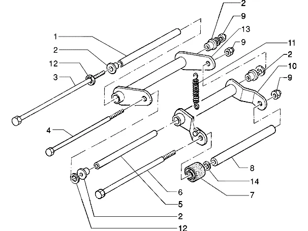 Bras oscillant