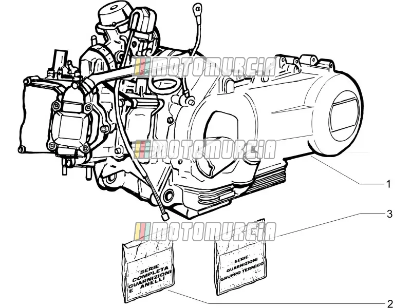 Motor, montage