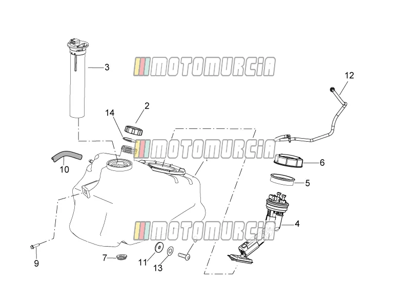 Frame »brandstoftank