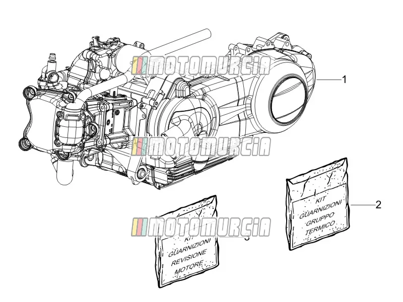 Motor, montage