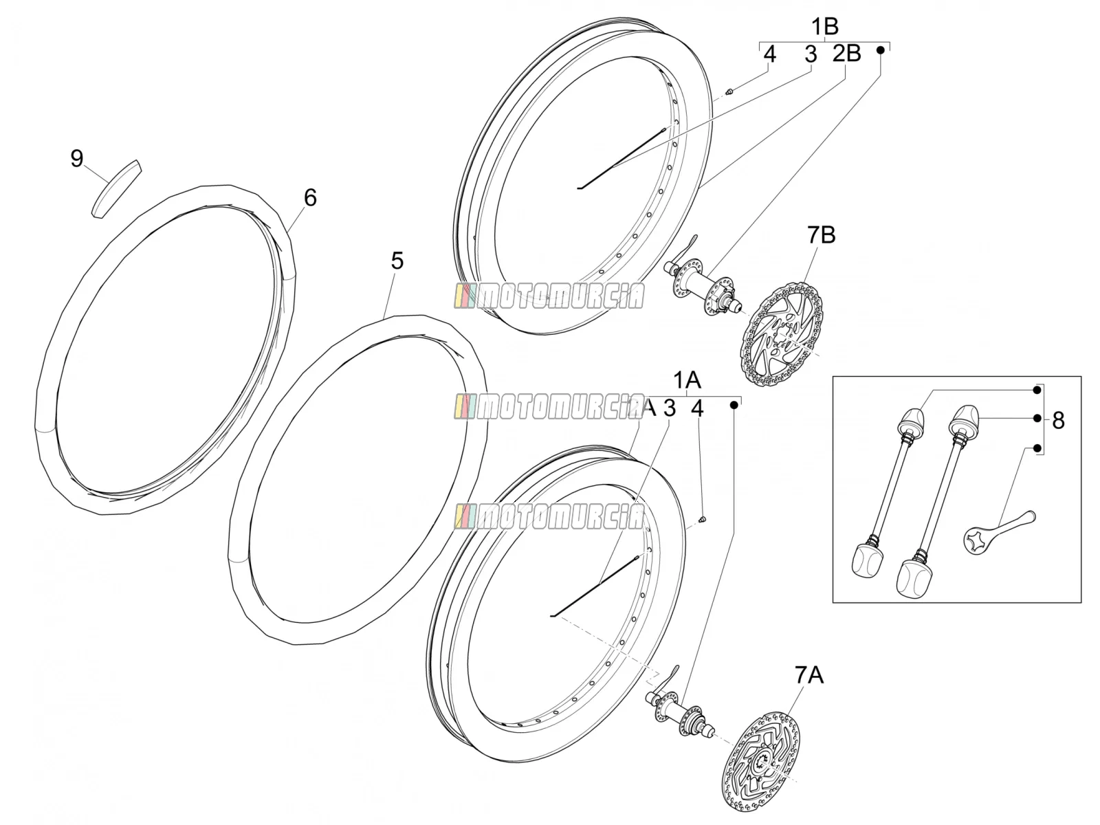 Roue avant