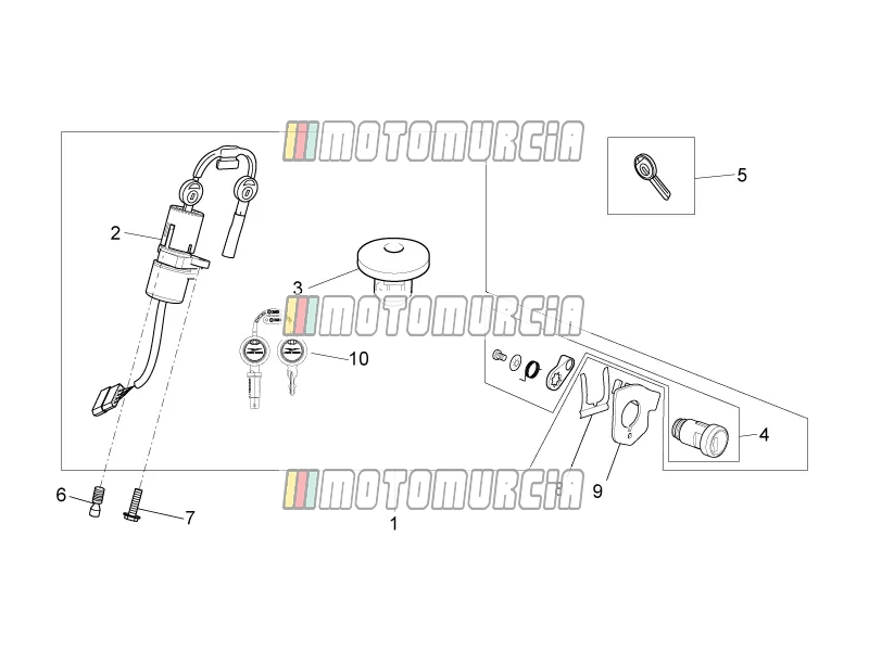 Hardwarekit voor slot